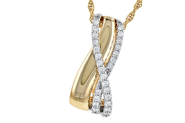 E273-29239: NECKLACE .26 TW