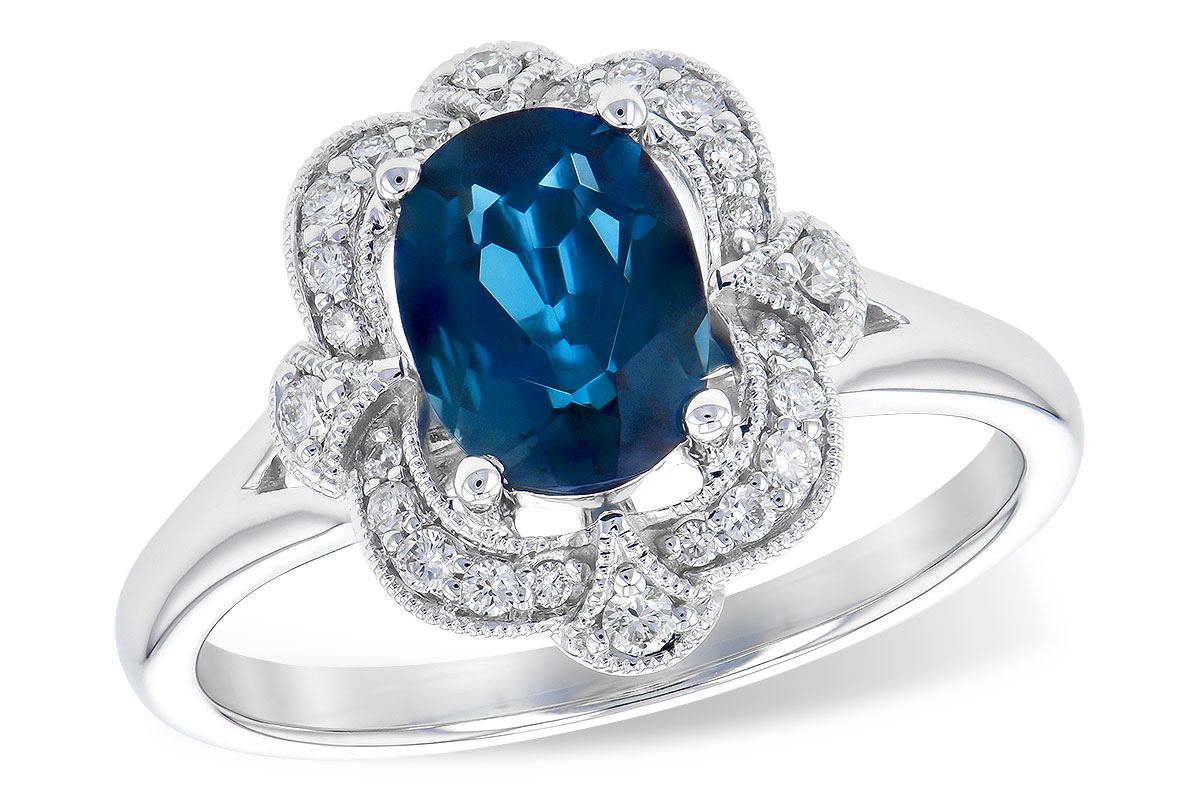 E273-33757: LDS RG 1.35 LONDON BLUE TOPAZ 1.50 TGW