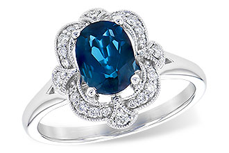 E273-33757: LDS RG 1.35 LONDON BLUE TOPAZ 1.50 TGW