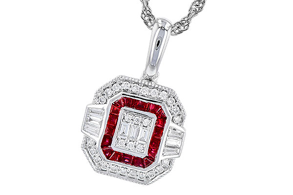 E274-18285: NECK .29 TW RUBY .48 TGW