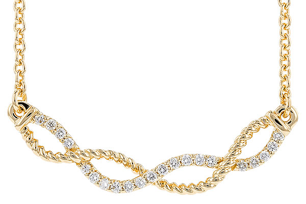 E274-19230: NECKLACE .12 TW (18")
