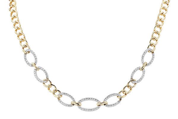 E274-20130: NECKLACE 1.12 TW (17 INCHES)