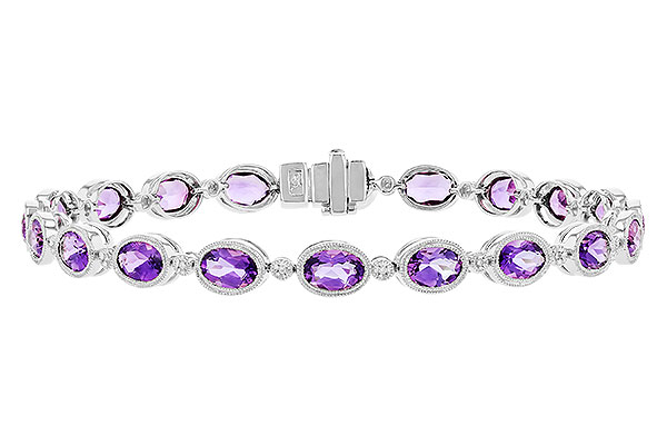 E274-20157: BRACELET 6.86 TW AMETHYST 6.90 TGW