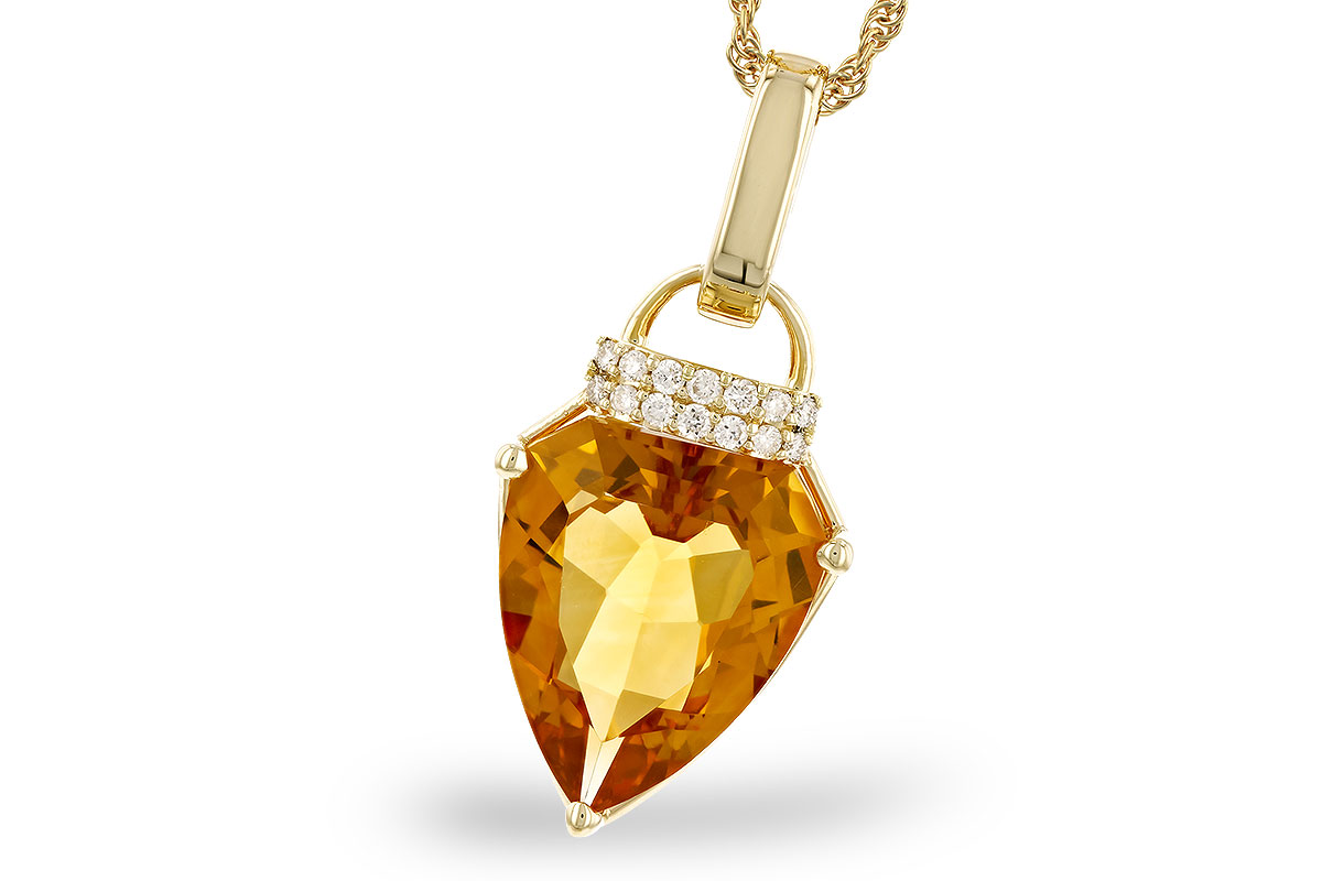 E274-24712: NECKLACE 3.12 CITRINE 3.18 TGW (12x10MM CIT)