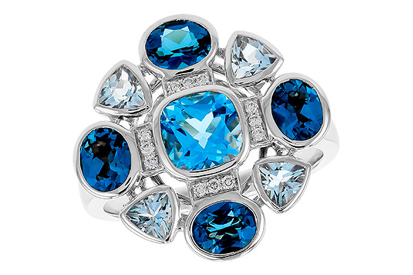 E275-11921: LDS RG 3.19 TW BLUE TOPAZ 3.25 TGW