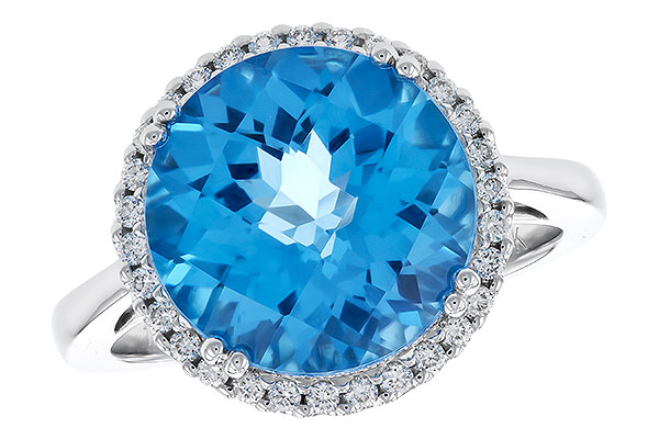 E275-11966: LDS RG 7.20 BLUE TOPAZ 7.42 TGW