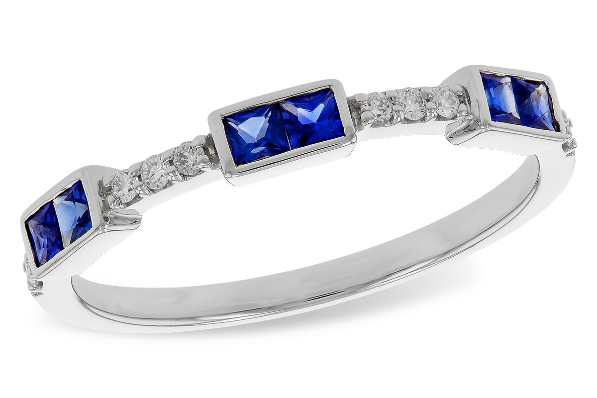 E275-12903: LDS WED RG .36 SAPPHIRE .43 TGW