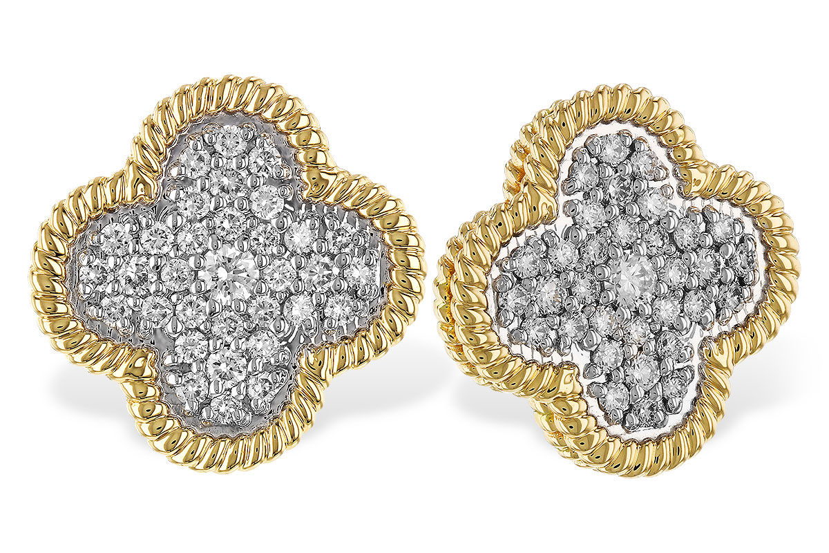 E275-13785: EARRINGS .50 TW