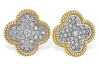 E275-13785: EARRINGS .50 TW