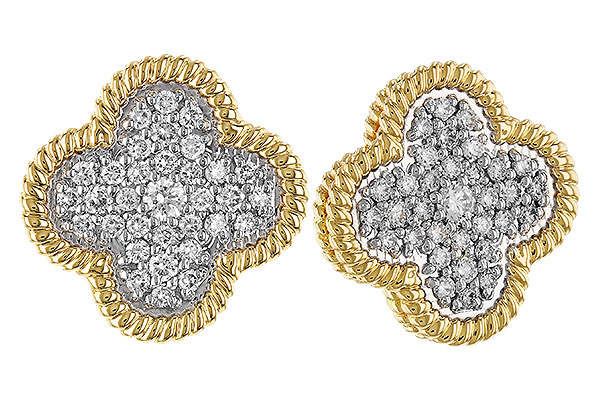 E275-13785: EARRINGS .50 TW