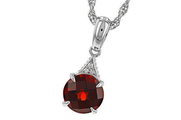 E275-15566: NECK 1.46 GARNET 1.47 TGW (7MM RD)