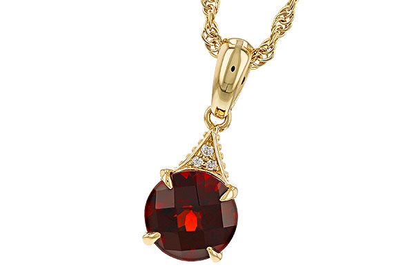 E275-15566: NECK 1.46 GARNET 1.47 TGW (7MM RD)