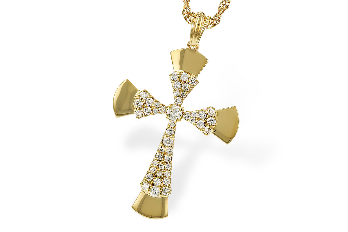 E275-15585: NECKLACE .36 TW
