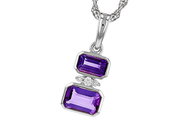 E275-17394: NECK .72 TW AMETHYST .75 TGW