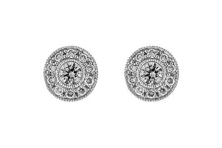 F000-61957: EARRINGS .50 TW