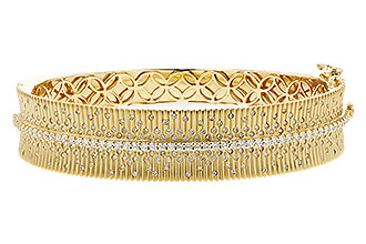 F185-09239: BANGLE BRACELET 1.94 TW (63X54MM)