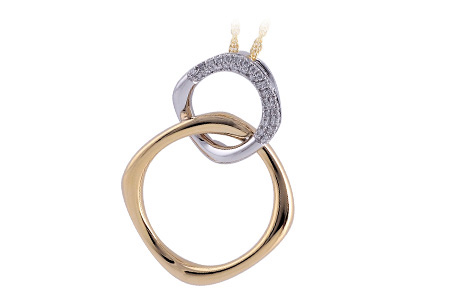F185-11030: NECKLACE .14 TW