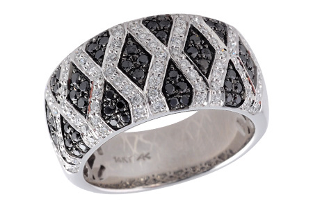 F185-13757: LDS WED RG .49 BLK DIA .94 TW