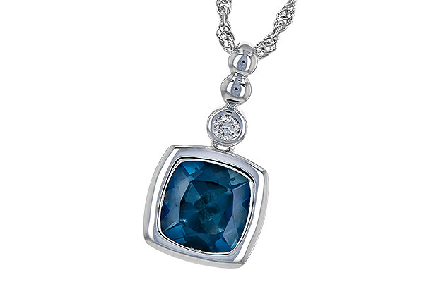 F190-57375: NECK 1.50 LONDON BLUE TOPAZ 1.54 TGW