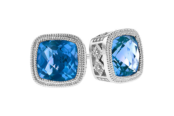 F273-28275: EARR 2.20 TW BLUE TOPAZ