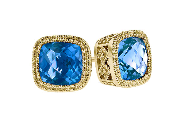 F273-28275: EARR 2.20 TW BLUE TOPAZ