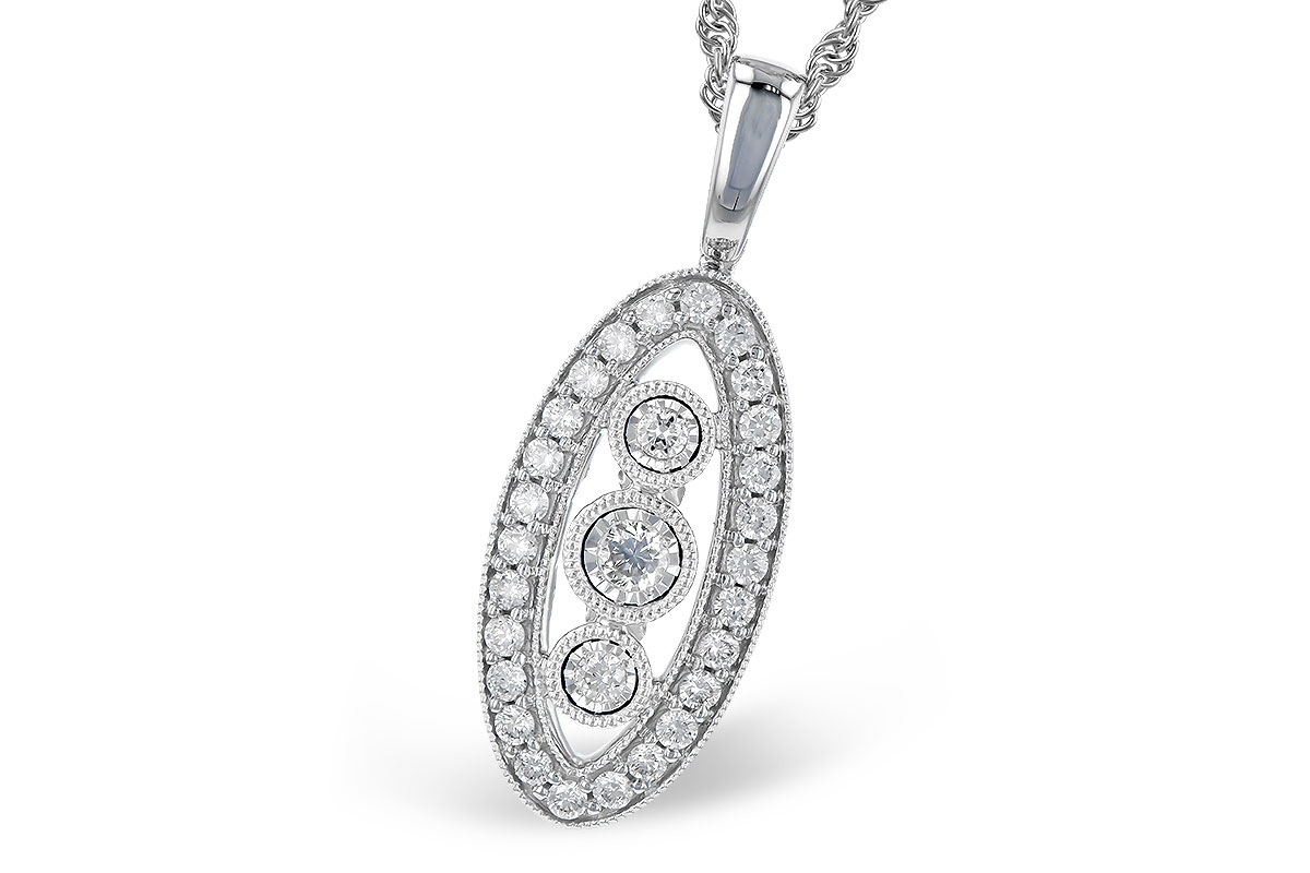 F273-28348: NECKLACE .34 TW