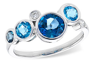 F273-33794: LDS RG 1.40 TW BLUE TOPAZ 1.45 TGW