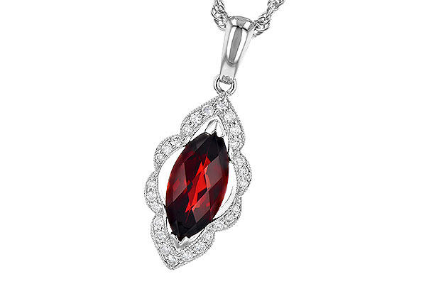 F273-34648: NECK 1.25 GARNET 1.36 TGW