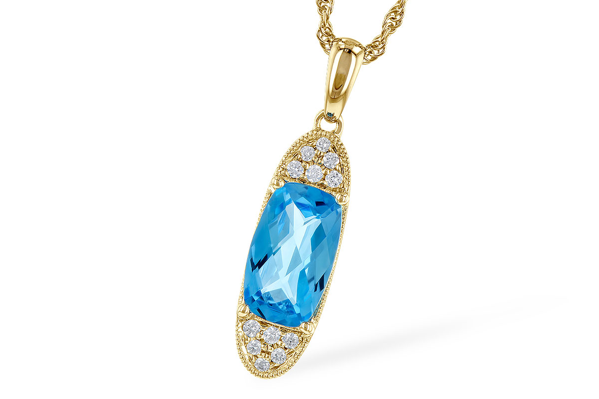 F274-18303: NECK 2.02 BLUE TOPAZ 2.12 TGW