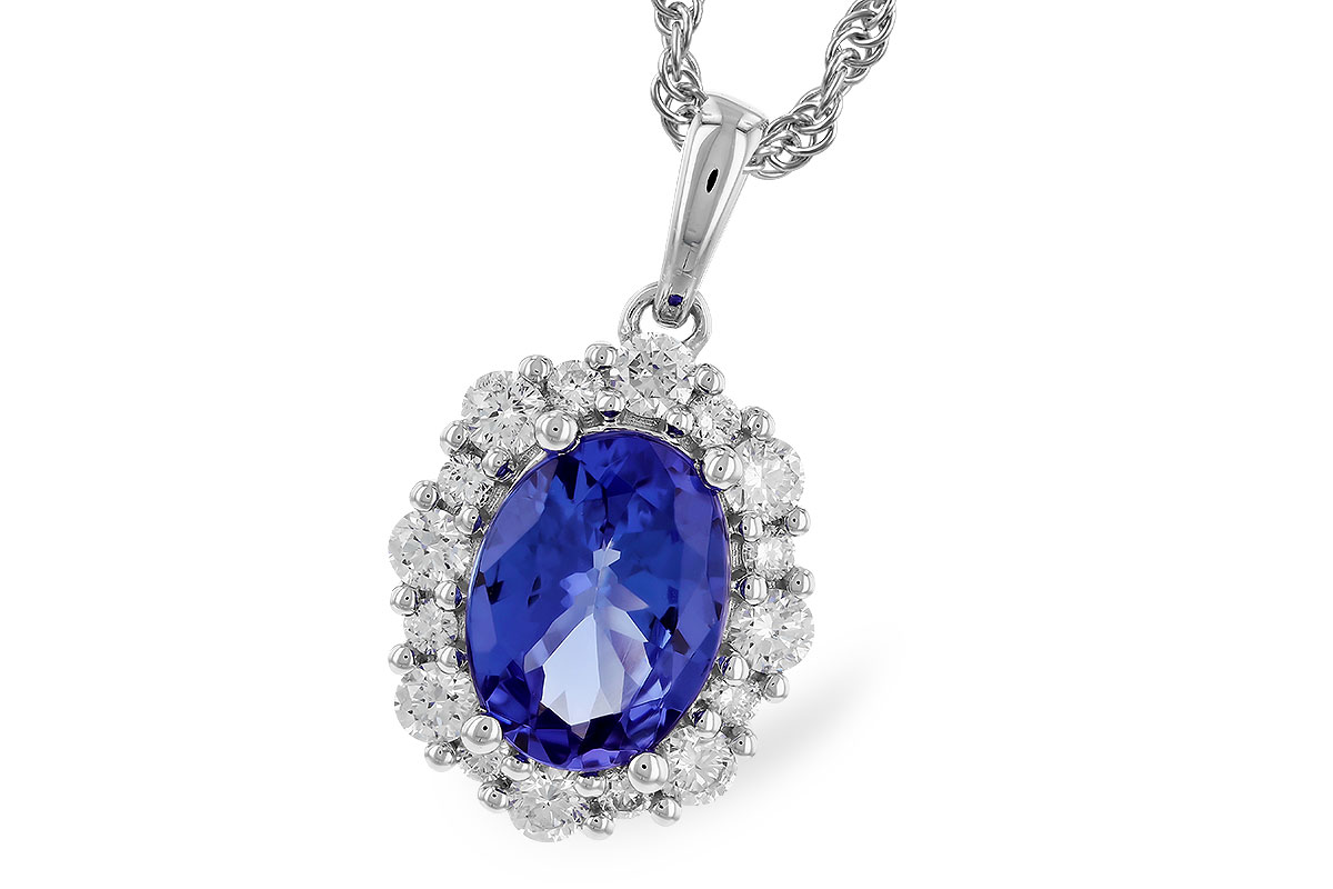 F274-21994: NECK 1.02 TANZANITE 1.32 TGW (8x6 OVAL)