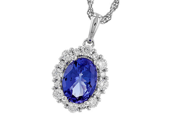 F274-21994: NECK 1.02 TANZANITE 1.32 TGW (8x6 OVAL)