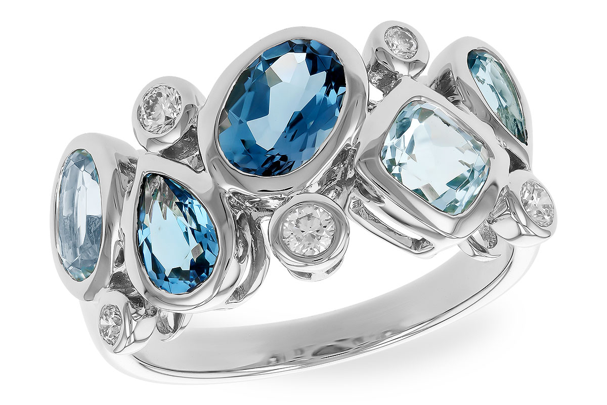 F274-23730: LDS RG 2.57 BLUE TOPAZ TW 2.75 TGW