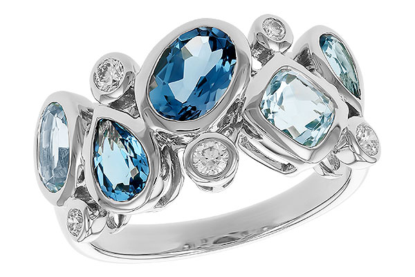 F274-23730: LDS RG 2.57 BLUE TOPAZ TW 2.75 TGW