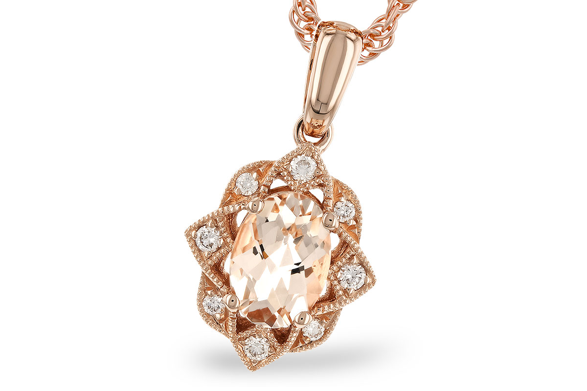 F274-24721: NECK .62 MORGANITE .70 TGW (7x5MM MORG)