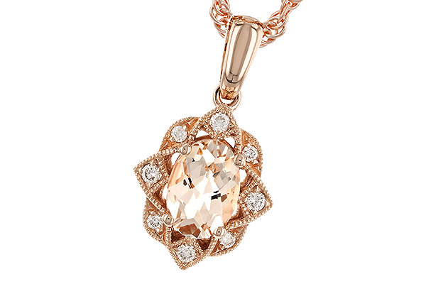 F274-24721: NECK .62 MORGANITE .70 TGW (7x5MM MORG)