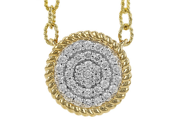 F274-26494: NECKLACE .32 TW (18")