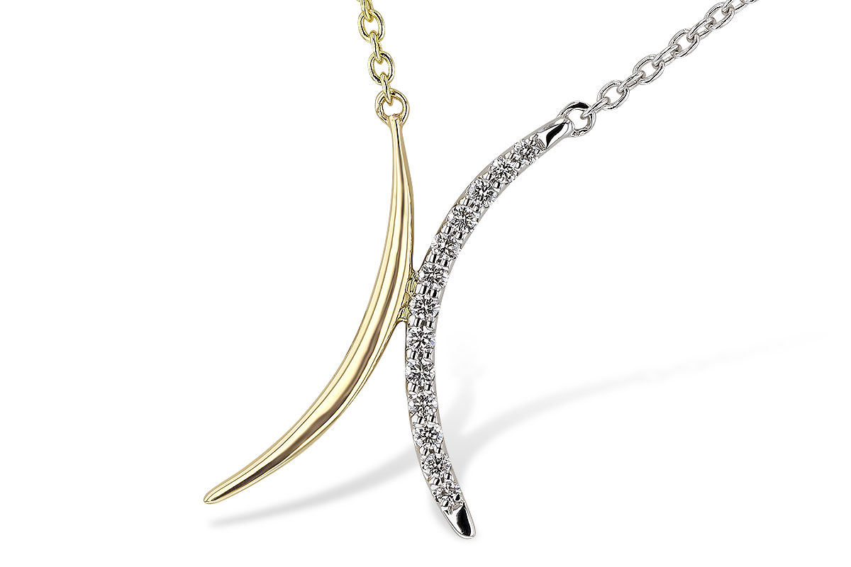 F275-09212: NECKLACE .14 TW (18")