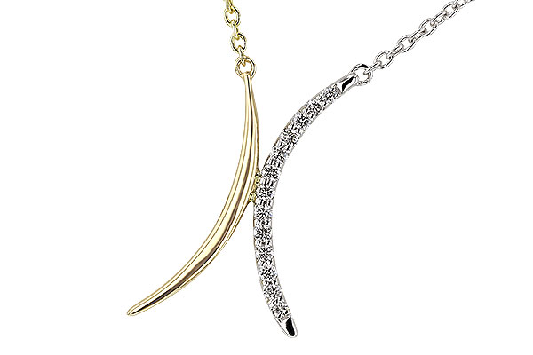 F275-09212: NECKLACE .14 TW (18")