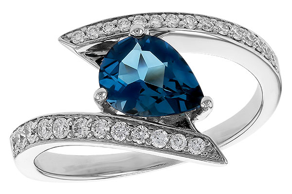 F275-10121: LDS RG 1.04 LONDON BLUE TOPAZ 1.28 TGW (8x6MM)