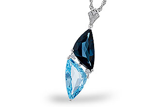 F275-11048: NECK 6.87 BLUE TOPAZ 6.97 TGW