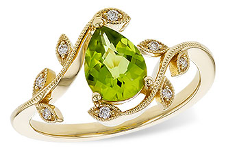 F275-11066: LDS RG 1.16 PERIDOT 1.22 TGW (8x6MM PER)