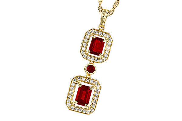 F275-12903: NECK 1.22 TW RUBY 1.43 TGW