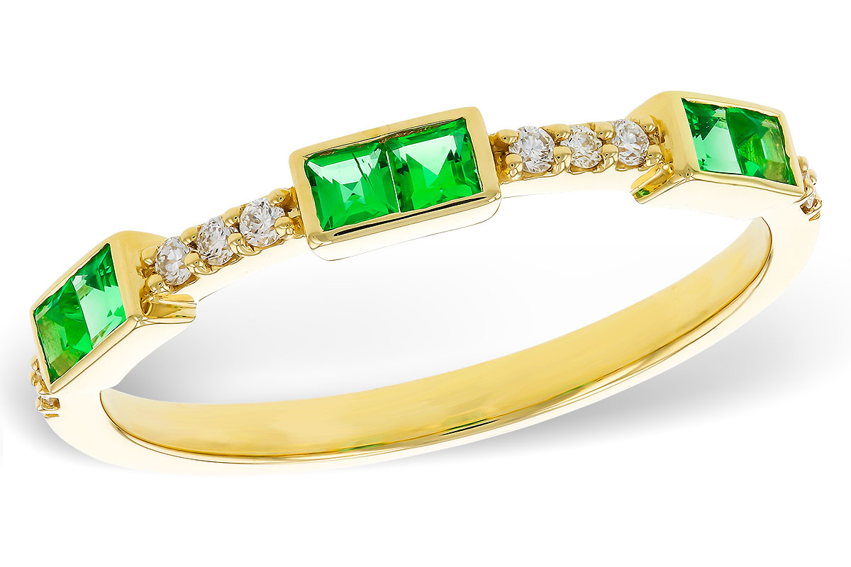 F275-13794: LDS WED RG .23 TW EMERALD .30 TGW