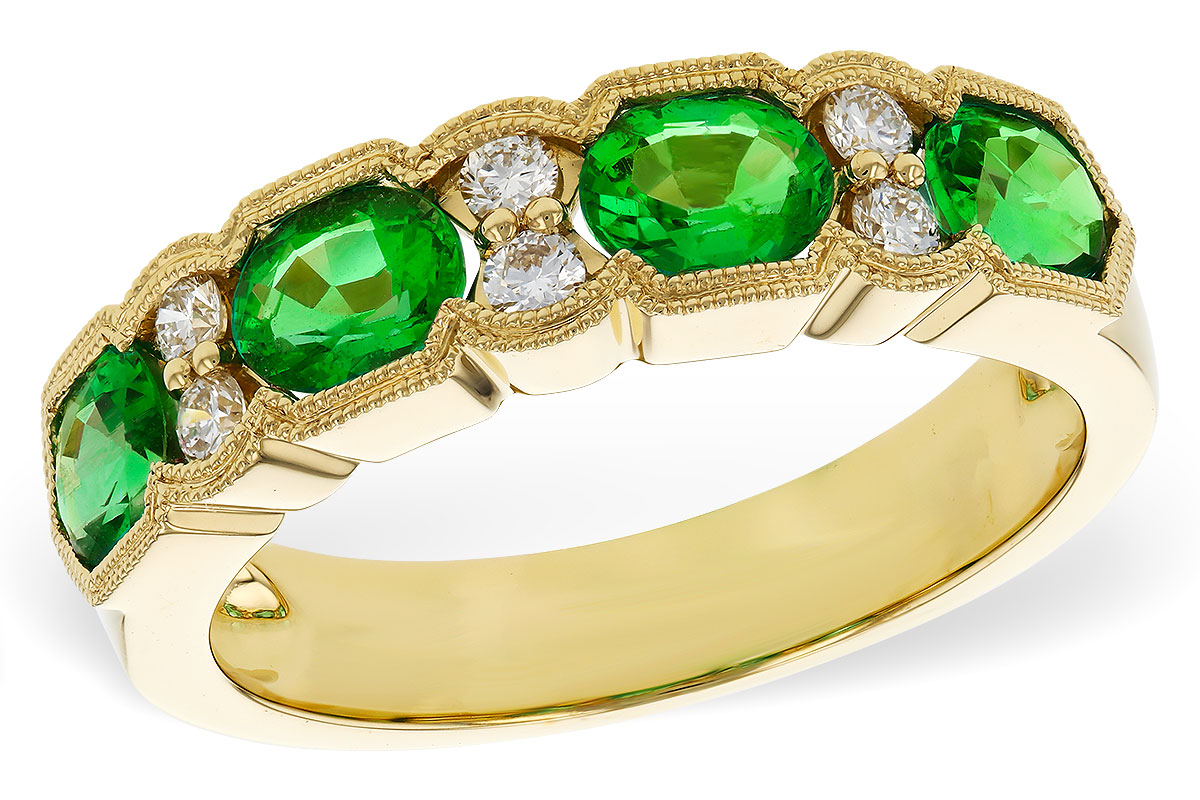F275-16521: LDS WED RG 1.20 EMERALD 1.38 TGW (5x4MM EMER)