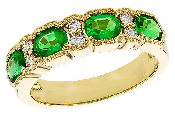 F275-16521: LDS WED RG 1.20 EMERALD 1.38 TGW (5x4MM EMER)
