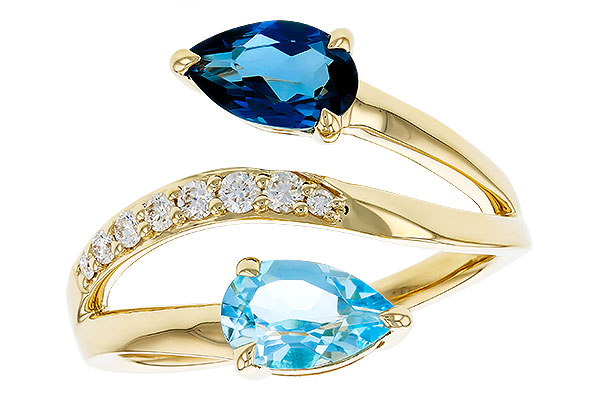F276-00121: LDS RG 3.56 TW BLUE TOPAZ 3.70 TGW (8x5MM BT)