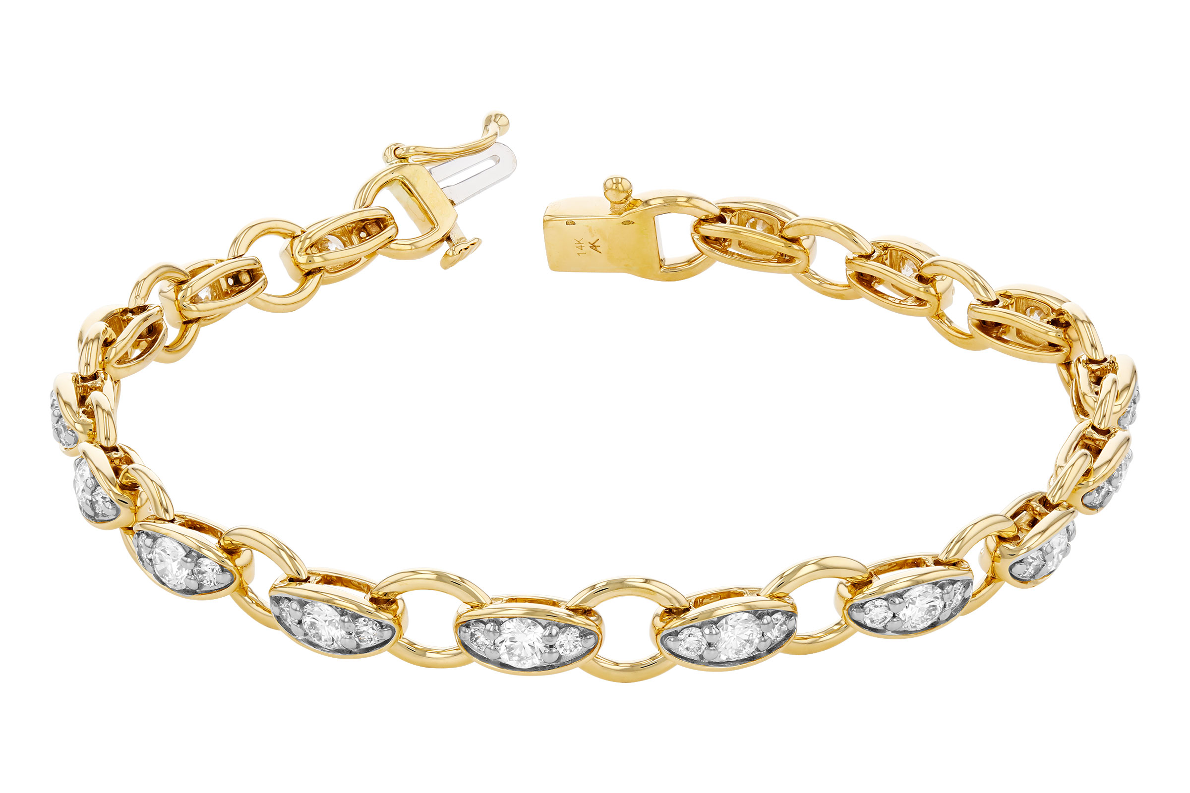 F276-01075: BRACELET 2.20 TW (7")