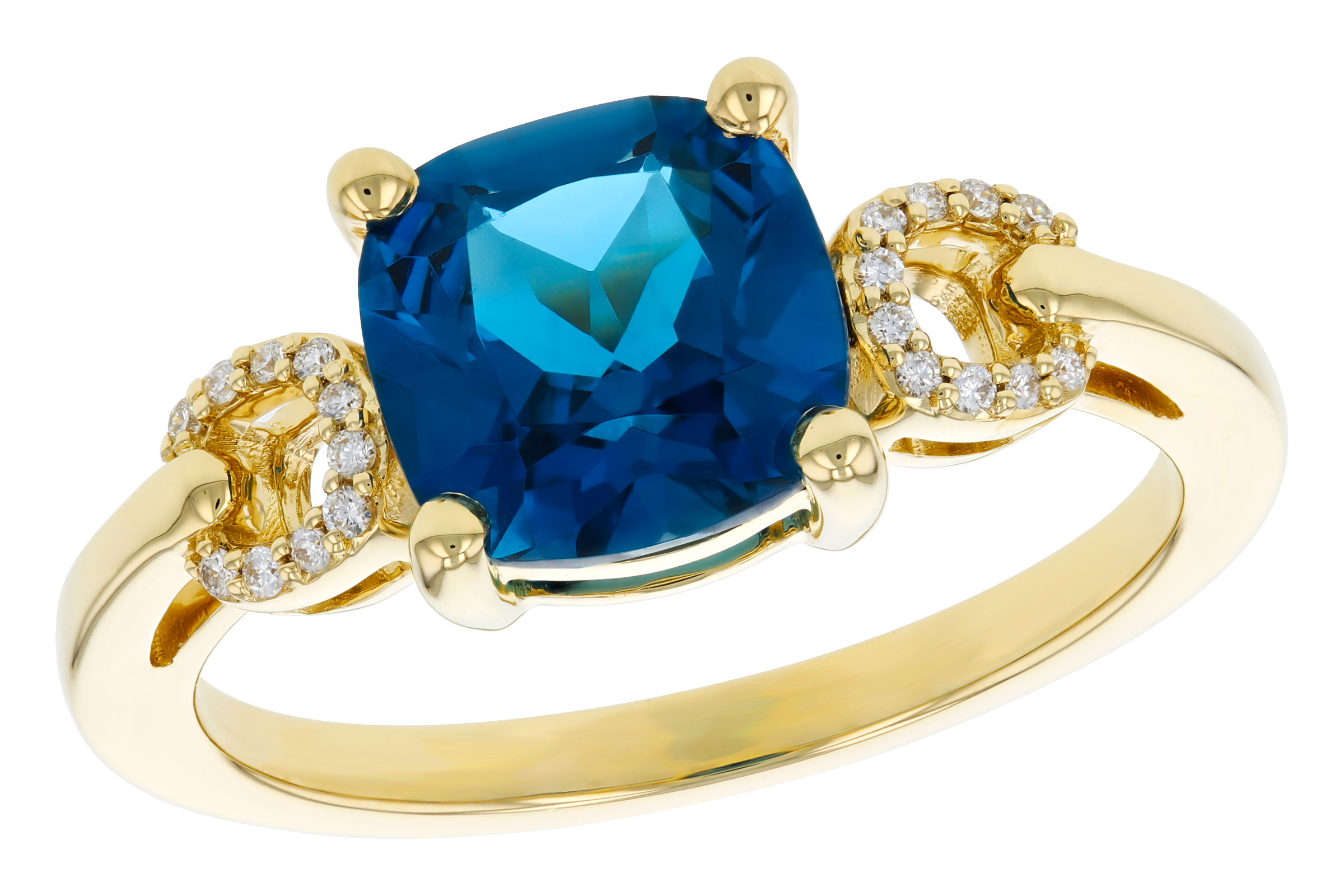 F276-01948: LDS RG 2.16 LONDON BLUE TOPAZ 2.21 TGW (8MM LBT)
