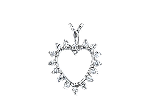 G006-93803: HEART PENDANT .23 TW