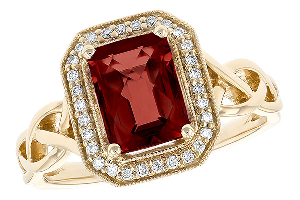 G187-84657: LDS RG 1.89 GARNET 2.00 TGW